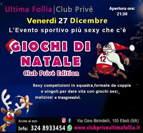 Venerdì 27 Dicembre: Giochi di Natale